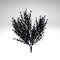 Black Glitter Rosemary Bush 13" | Holiday Floral Pick for Glam Decor-XX970402